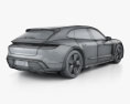 Porsche Taycan Turbo S Cross Turismo 2024 3D 모델 