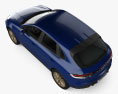 Porsche Macan 2024 3D模型 顶视图