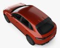 Porsche Macan S 2024 3D模型 顶视图