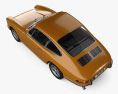 Porsche 911 S купе 1973 3D модель top view