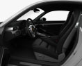 Porsche 911 Turbo з детальним інтер'єром 2015 3D модель seats