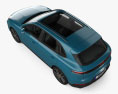 Porsche Cayenne 2024 3D模型 顶视图