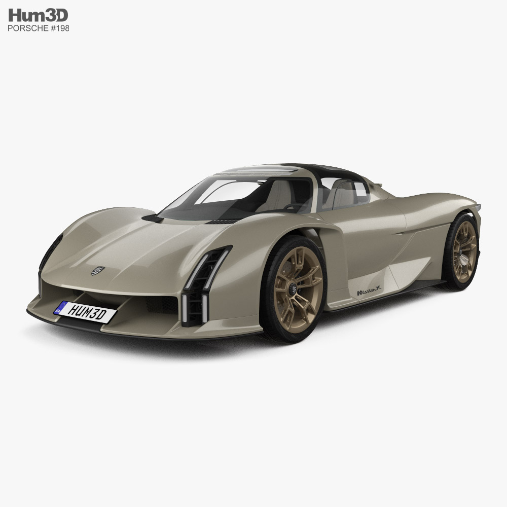 Porsche Mission X 2023 3D 모델 