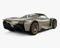 Porsche Mission X 2024 3D模型 后视图