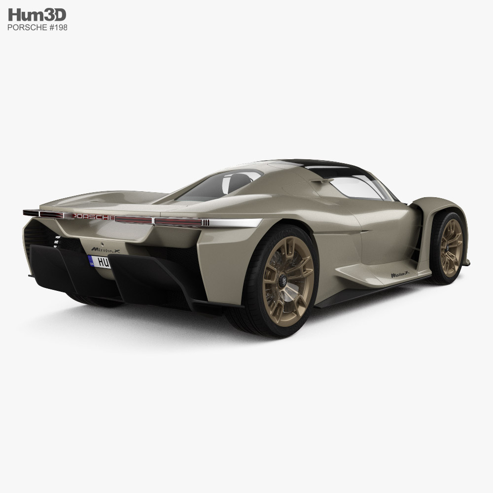 Porsche Mission X Concept 2023 - 3D Model by SQUIR