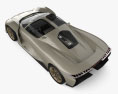 Porsche Mission X 2024 3d model top view