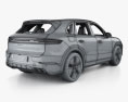 Porsche Cayenne E Hybrid mit Innenraum 2024 3D-Modell