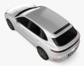 Porsche Cayenne E Hybrid с детальным интерьером 2024 3D модель top view