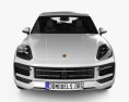 Porsche Cayenne E Hybrid с детальным интерьером 2024 3D модель front view