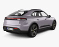Porsche Macan 4 2024 3D模型 后视图