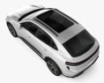Porsche Macan 4 Turbo 2024 3D模型 顶视图