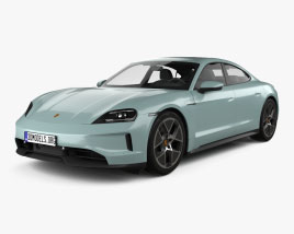 Porsche Taycan 2024 3D model