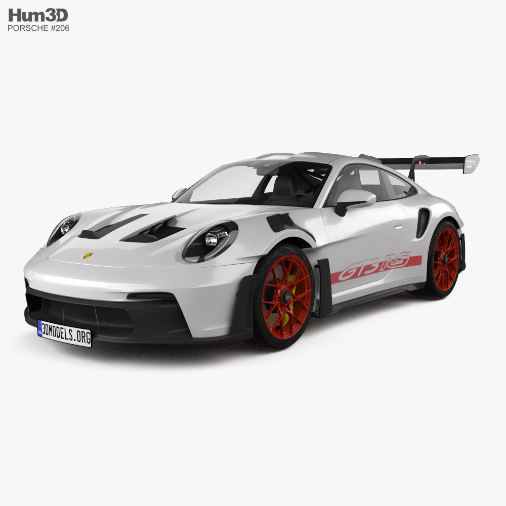 Porsche 911 GT3 RS 2023 Modèle 3d