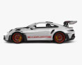 Porsche 911 GT3 RS 2023 Modello 3D vista laterale