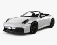 Porsche 911 Carrera GTS cabriolet 2024 3Dモデル