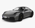 Porsche 911 Carrera GTS coupe 2024 3D модель