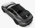 Porsche 911 Carrera GTS coupe 2024 3D-Modell Draufsicht