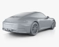 Porsche 911 Carrera GTS coupe 2024 3Dモデル
