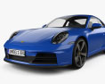 Porsche 911 Carrera coupe 2024 3Dモデル