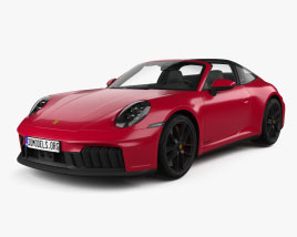 Porsche 911 Targa 4 GTS 2024 Modello 3D