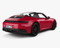 Porsche 911 Targa 4 GTS 2024 3D模型 后视图