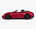 Porsche 911 Targa 4 GTS 2024 3D模型 侧视图