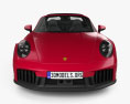 Porsche 911 Targa 4 GTS 2024 3D模型 正面图