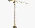 Potain Tower Crane MDT 389 2019 Modello 3D vista posteriore