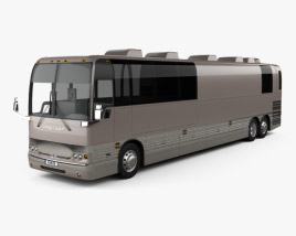 3D model of Prevost X3-45 Entertainer bus 2011
