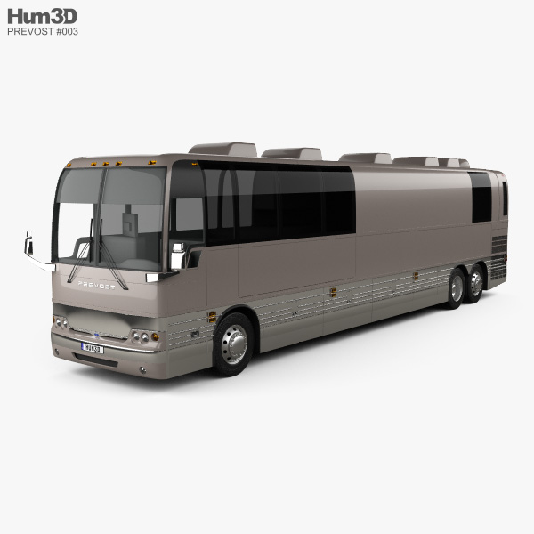 Prevost X3-45 Entertainer Bus 2011 3D-Modell
