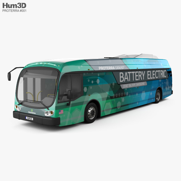 Proterra Catalyst E2 bus 2016 3D model