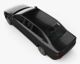 Proton Perdana Grand Limousine 2010 3D-Modell Draufsicht