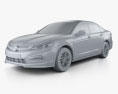 Proton Perdana 2018 3D-Modell clay render