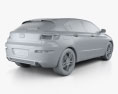 Qoros 3 hatchback 2016 Modello 3D