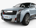 Qoros 2 SUV PHEV 2016 3D模型