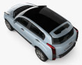 Qoros 2 SUV PHEV 2016 3D模型 顶视图