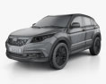 Qoros 5 SUV 2019 3D модель wire render