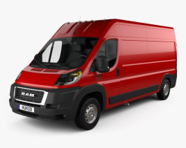 Ram ProMaster Cargo Van L3H2 2022 3D 모델 