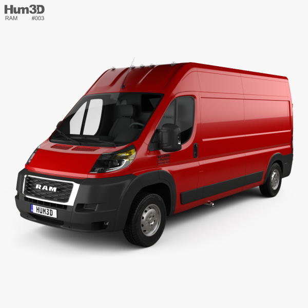 Ram ProMaster Cargo Van L3H2 2022 3D model