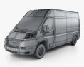 Ram ProMaster Cargo Van L3H2 2022 3D模型 wire render