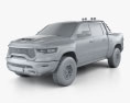 Ram 1500 Crew Cab TRX Mopar Performance Parts 2024 3d model clay render