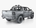 Ram 1500 Crew Cab TRX Mopar Performance Parts с детальным интерьером 2024 3D модель