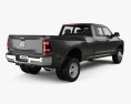Ram 3500 Crew Cab Long bed Dually Limited 2024 3Dモデル 後ろ姿