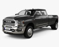 Ram 3500 Crew Cab Long bed Dually Limited 2024 3d model