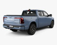 Ram 1500 Crew Cab REV Limited 2024 3D 모델  back view