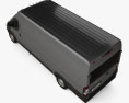 Ram ProMaster Cargo Van L4H2 2016 3D-Modell Draufsicht