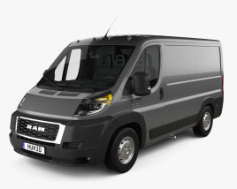 Ram ProMaster Cargo Van L1H1 2022 3D модель