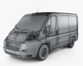 Ram ProMaster Cargo Van L1H1 2022 3D-Modell wire render