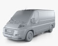 Ram ProMaster Cargo Van L2H1 2022 3D模型 clay render