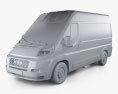 Ram ProMaster Cargo Van L2H2 2022 3D-Modell clay render